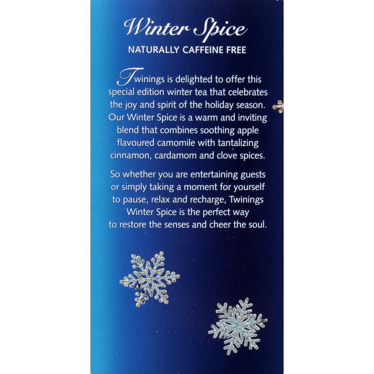 Twinings Winter Spice Herbal Tea, Caffeine-Free, 20 Count (Pack of 6), Camomile, Apple, Cinnamon, Clove, Enjoy Hot or Iced