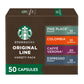 Starbucks by Nespresso Espresso Pods, Intense Variety Pack, 50-count, Original Line