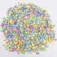 Valentines Sprinkles Edible Multicolor Hearts Sprinkles Purple and Yellow Mixed Cupcake Cake Decoration Cake Cookie IceCream Don
