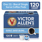 Victor Allens Coffee Donut Shop Blend, Medium Roast, 120 Count Single Serve Pods for Keurig, Blue