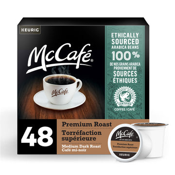 Mccafé Premium Medium Dark Roast K-Cup Coffee Pods, 48 Count, Ethically Sourced, For Keurig Coffee Makers