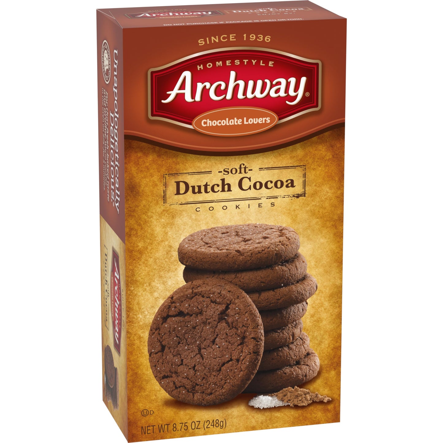 Archway Cookies, Soft Dutch Cocoa Cookies, 8.75 Oz