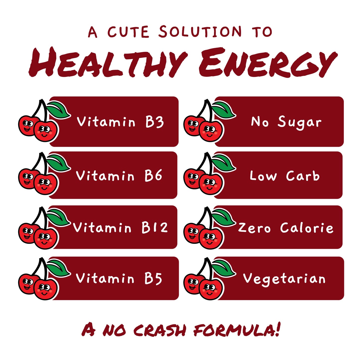 TEACHER POWER Energy Drink - Sugar Free Black Cherry, 70 Servings, 7.5 Ounce