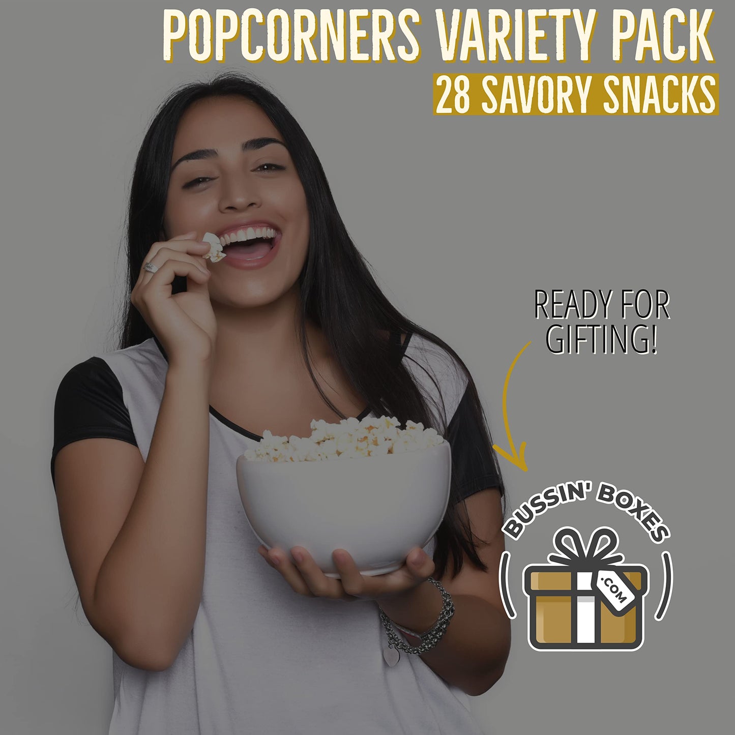 Popcorn Variety Pack (16 Count) By Bussin Boxes