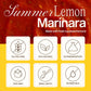 Summer Lemon Marinara Pasta Sauce, 25 Oz Jar (2-Pack), Fresh Citrus Zest, Gluten-Free, Non-Gmo, Multi-Use Tomato Sauce With Clea