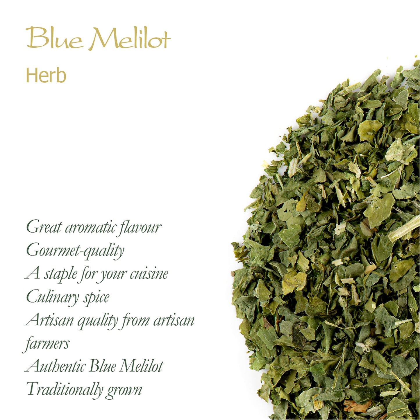 Melilot Blue Organic Herb - Blue Fenugreek - Meliloti Coerulea, Trigonella Caerulea