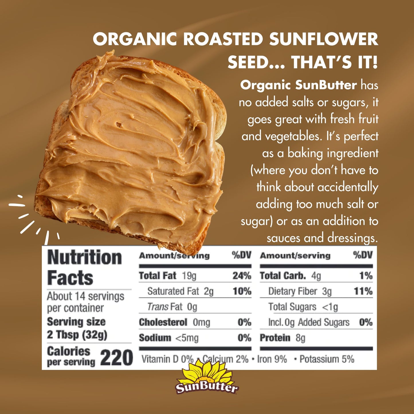 Sunbutter Organic Sunbutter, 16 Oz