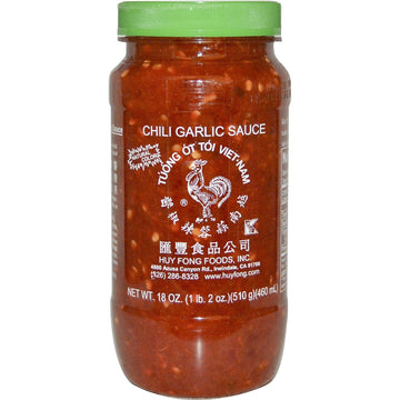 Huy Fong Foods Inc., Chili Garlic Sauce, 18 oz (510 g)(Pack of 1)