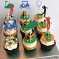 Gyufise 30 Pack Golf Cupcake Toppers Golf Ball Player Cake Decorations Golf Cupcake Picks For Sport Theme Man Boy Girl Birthday