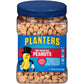 PLANTERS Dry Roasted Peanuts, 34.5 oz Resealable Plastic Jars (Pack of 6) - Peanuts with Sea Salt - Peanut Snacks - Shareable Sn