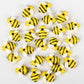 Gyufise 25Pcs Bumble Bee Cupcake Toppers Oh Babee Cupcake Picks Oh Baby Cake Decoration For Bee Theme Baby Shower Kids Birthday