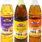 Rani Premium Oils Combo Set of 3 - Peanut Oil, Mustard Oil, Sesame Oil 33.8 Ounce (1 Liter) ~ Cold Pressed | 100% Natural | Kosh