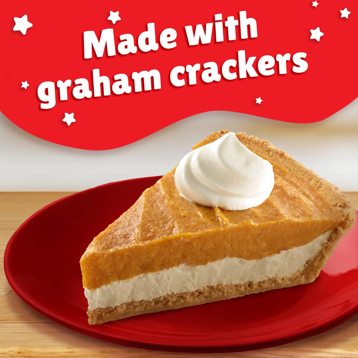 Keebler Ready Crust 10-Inch Graham Cracker Pie Crust, Premade Pie Crust For Baking And No-Bake, 9 oz