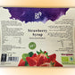 DROP Pure Organic Strawberry Flavor Bio Syrup-16.9oz (500ml), Natural 30% Concentrate Fruit Syrups,Great For Cocktails,Bevarages