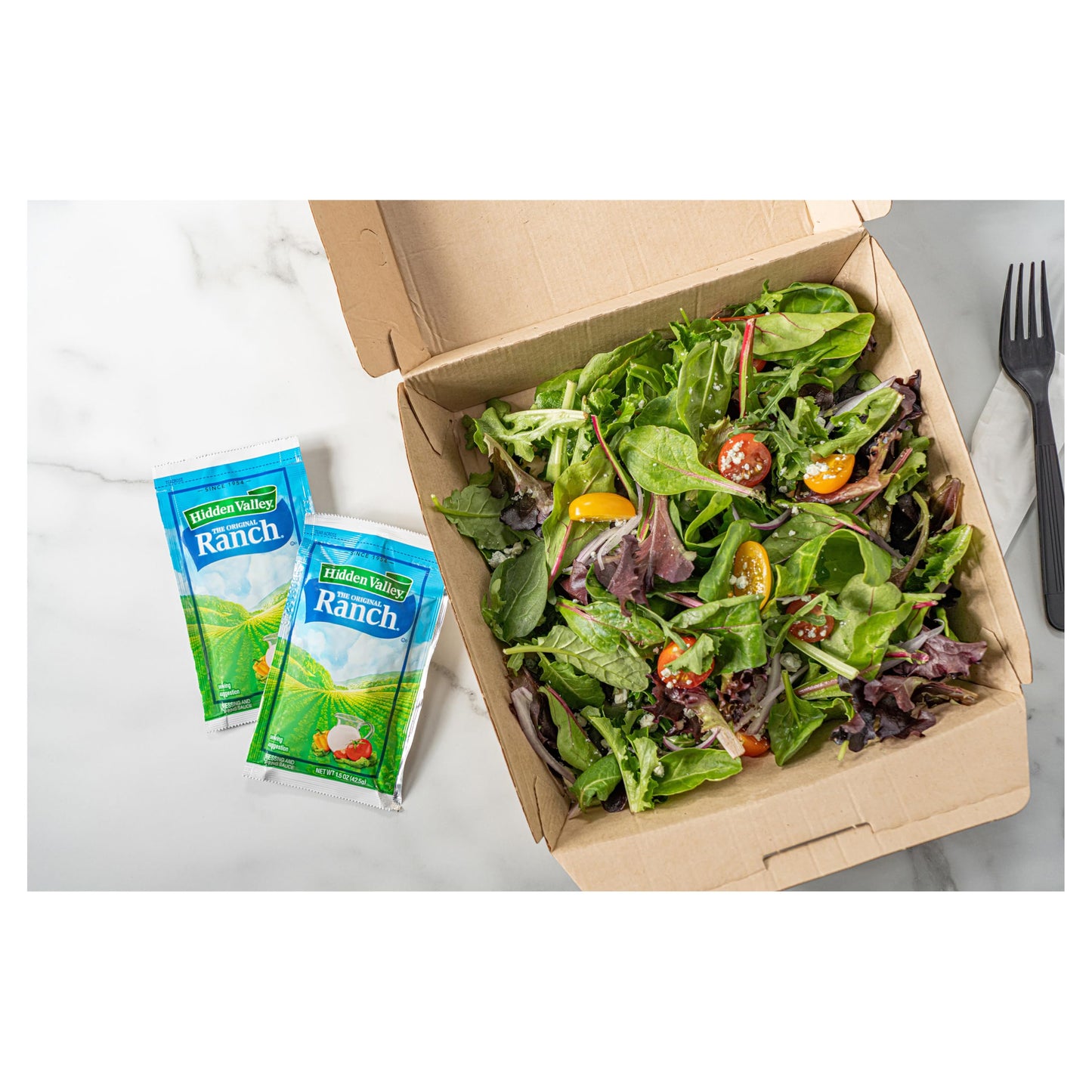 Hidden Valley Ranch Dressing & Dip Packets, 1.5 oz, 84 Pack, Model 362269