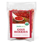 Healthworks Superfoods Organic Dried Goji Berries - 8 Oz - 1 Pack - Vegan and Non-GMO -Certified Organic Raw Sun-Dried Goji Berr