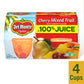 Del Monte Cherry Mixed Fruit In Light Syrup 4 - 4 oz cups (Pack of 6)