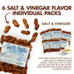Uncle Bud'S Deep Fried Peanuts In Shell (6-Pack) | Salt And Vinegar Peanuts, Salted Peanuts In The Shell, Shelled Peanuts Snack