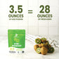 Jungle Powders Kiwi Fruit Powder Freeze Dried 3.5 Ounce Bag Unsweetened Green