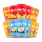 PERFY Caffeine Free Healthy Soda Variety Pack - Low Sugar, Real Fruit Juice, 12 Pack