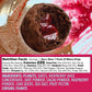 Chia Smash Raspberry Energy Bites | Gluten-Free Vegan Snack Balls | 8g Protein | 8 Pack (5 Bites) | Chocolate Peanut Butter & Raspberry