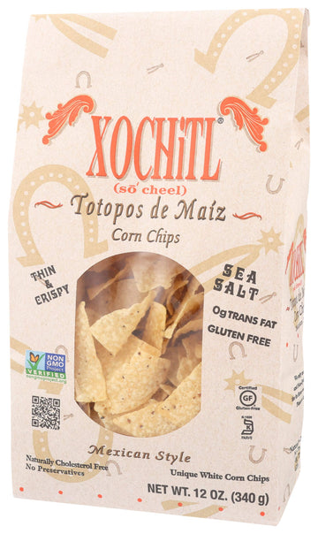 Xochitl Corn Chips, Totpos de Ma  z, 12 Oz