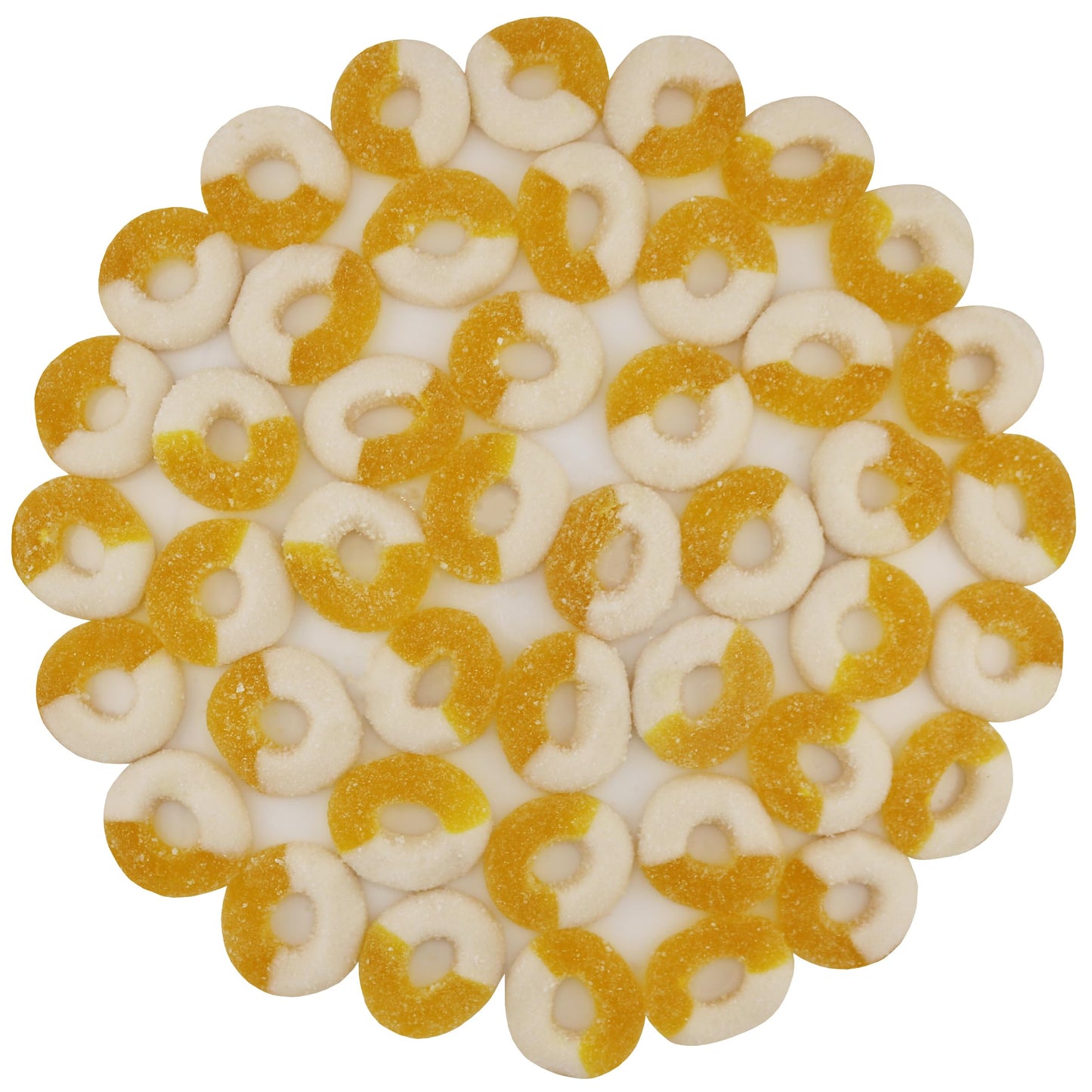 Firstchoicecandy Gummy Rings (5 Pound (Pack Of 1), Pineapple)