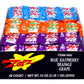 Zotz Fizz Power Candy Assorted - Fruit Flavored Hard Candy With A Fizzy Center | 48 Strings, 4 Pieces/String | Blue Raspberry, O