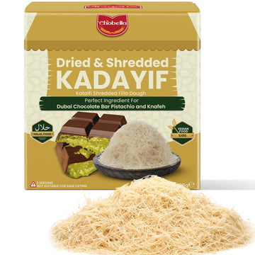 Chobella Premium Kataifi Shredded Fillo Dough 100 g (3.5 Oz), Ingredient for The Viral Dubai Pistachio Chocolate Bar, Kunafa & K