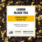 Tiesta Tea - Lemon Black Tea | Lemon Citrus Black Tea | Premium Loose Leaf Tea Blends | High Caffeinated Black Tea | Make Hot Or Iced Tea | Brews Up To 25 Cups - 2 Ounce Resealable Pouch