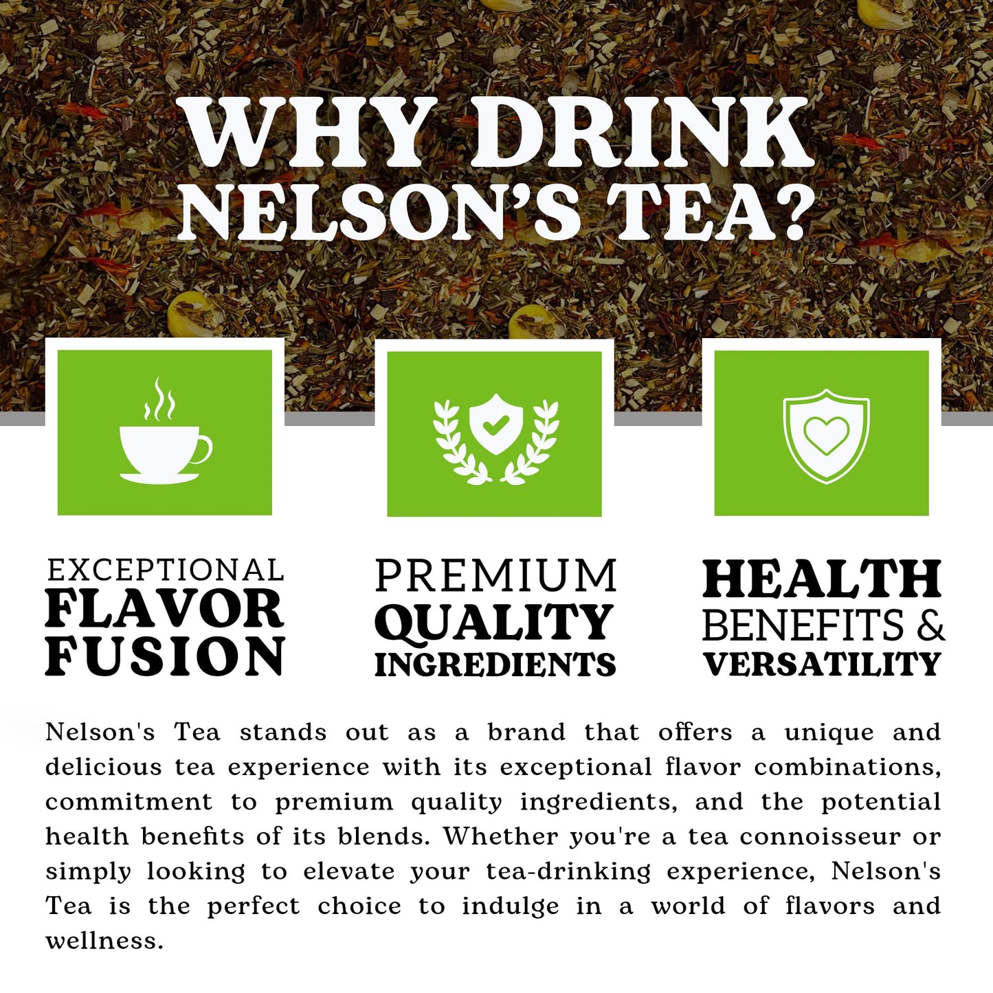 Nelsons Tea Hoosier Kettle Corn Loose Leaf Tea - Caffeine Free, Sweet & Spicy Blend, 4 Oz
