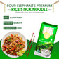 10Mm Rice Stick Noodles (Authentic) | Pack Of 3 | 1Lb 454G Per Pack | Use For Pad Thai & Pho | Diy Cooking Instructions Included | Four Elephants Brand