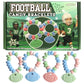 Football Candy Bracelets  Sports Themed Edible Jewelry  Individually Wrapped Team Party Favors  24 Count  10.16 Ounces