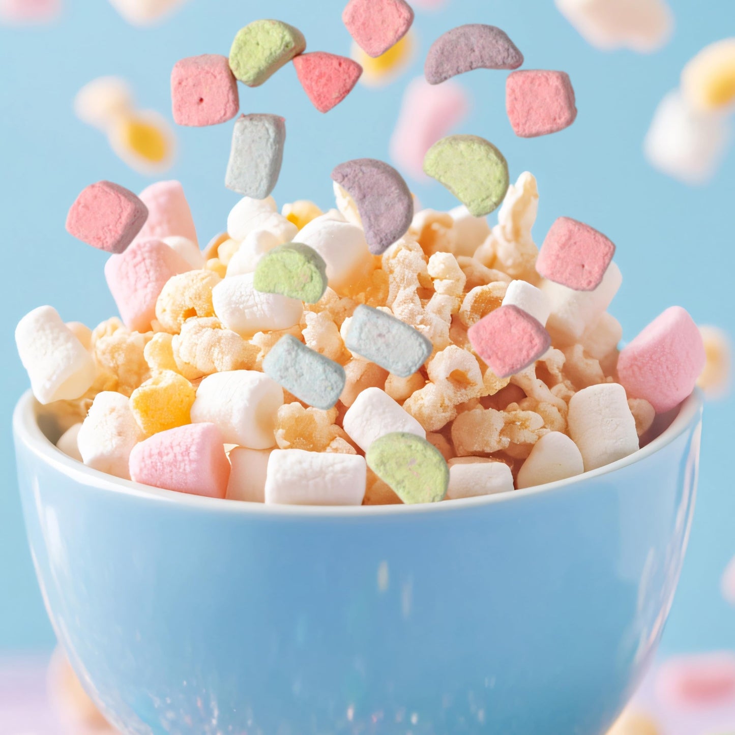 The Hampton Candy Company Dehydrated Cereal Marshmallows, Mini Marshmallows, 3 Pound Bulk Bag, Multi-Colored