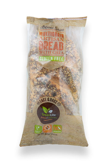 Greenlite Multigrain Artisan Bread With Chia, 17.6 Oz