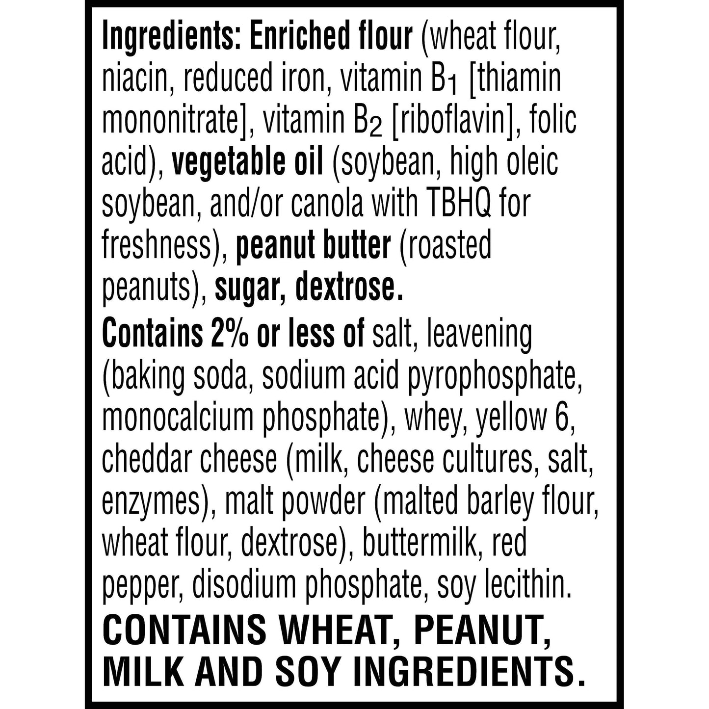 Keebler Sandwich ers  Single Serve Snack ers  Lunch Snacks  Cheese and Peanut Butter  11oz Tray (8 Packs)
