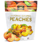 Traina Home Grown California Sun Dried Peaches - Healthy & Non-Gmo, Natural Sweet Flavor Fruit No Sugar Added, Perfect Snack In