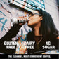 Loco Life Brew Mocha Oat Milk Latte Cold Brew Coffee, Medium Roast, 180mg Caffeine, 11oz Can, 12 Count, Gluten Free, Low Sugar