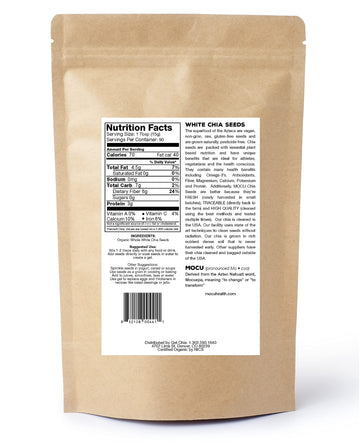 Certified Organic Chia Seeds | Triple Cleaned In Usa | Cold Stored | Freshly Harvested | 3 Lbs