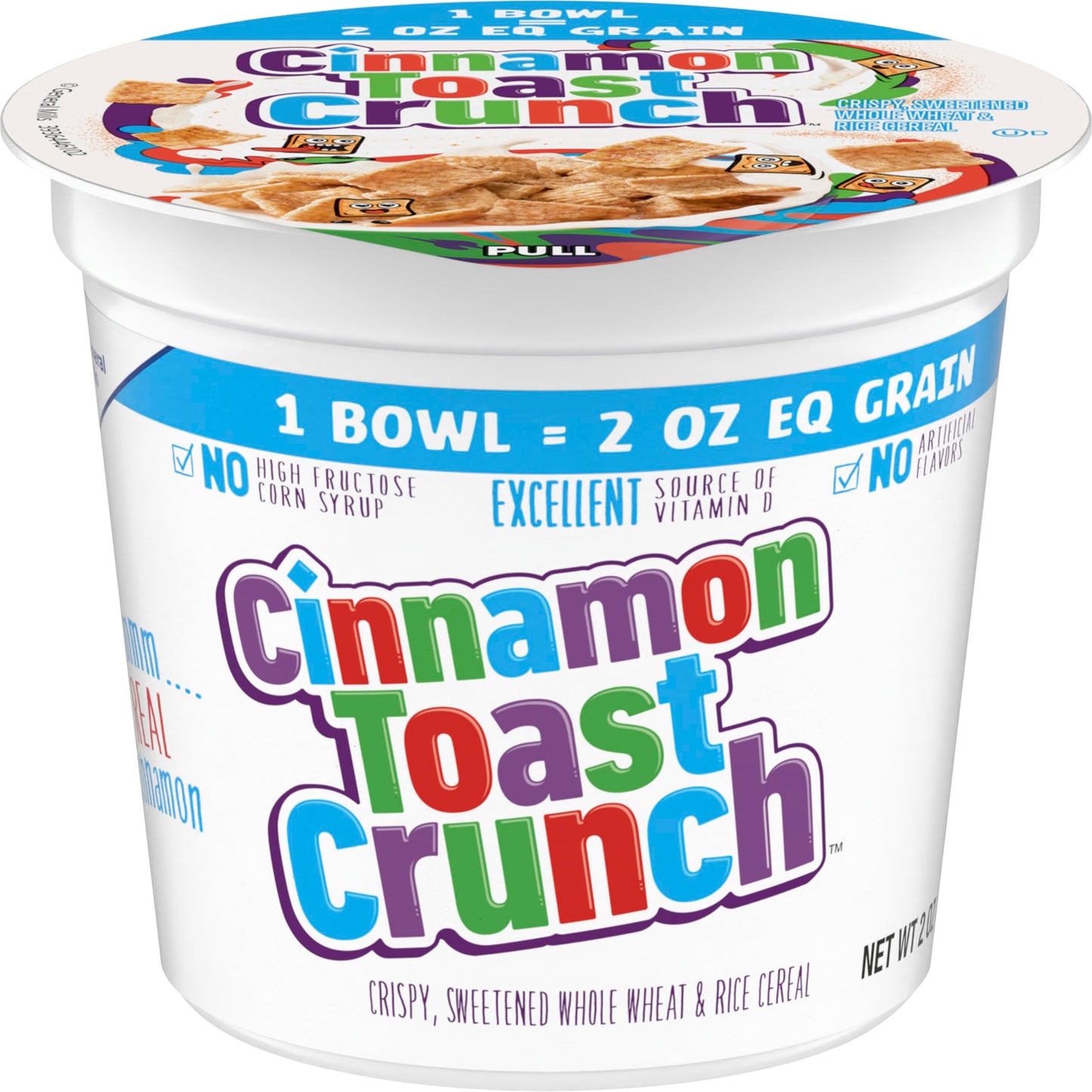 Cinnamon Toast Crunch, Cereal Cups, 2 Oz