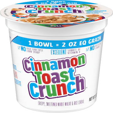 Cinnamon Toast Crunch, Cereal Cups, 2 Oz