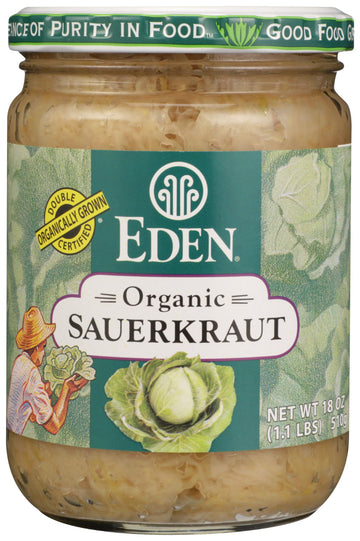 EDEN FOODS Organic Sauerkraut, 18 OZ