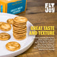 FitJoy Grain Free  ers - Cheesy White Cheddar - Gluten Free, Vegan, Non-GMO - 8 Ounce (Pack of 3)