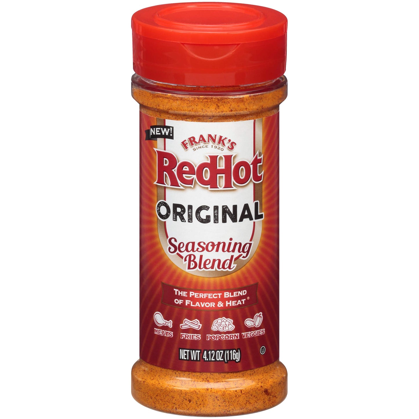 Frank'S Redhot Original Seasoning Blend, 4.12 Oz (Pack Of 6)