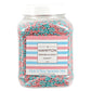 Blue & Pink Sprinkles Jimmies 1.98 Pounds Container, Gender Reveal Candy, Pink And Blue Candy, Sprinkles For Cake Decorating, Ca