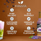 Syruvia Lavender Syrup - Lavender Coffee Syrup Flavor, 25.4 Fl Oz, Kosher, Gluten Free, Perfect For Coffee, Drinks, Soda, Desser
