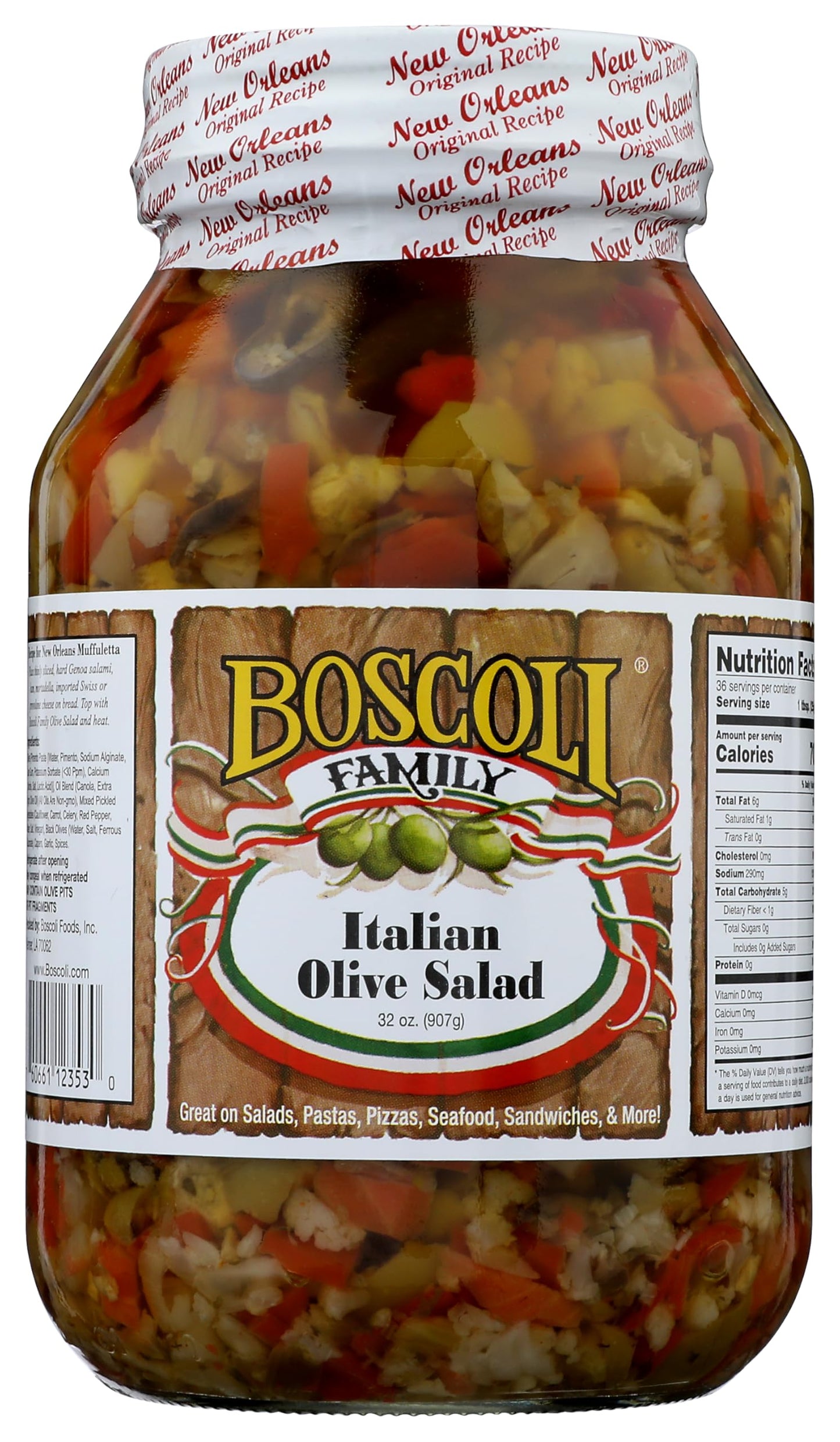 Boscoli Family Italian Olive Salad, 32 oz.