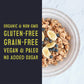 Wella Cereal Oatmeal Alternative, Gluten-Free Breakfast Hot Cereal, Grain-Free Paleo Organic Vegan High Protein Superfood, Plant