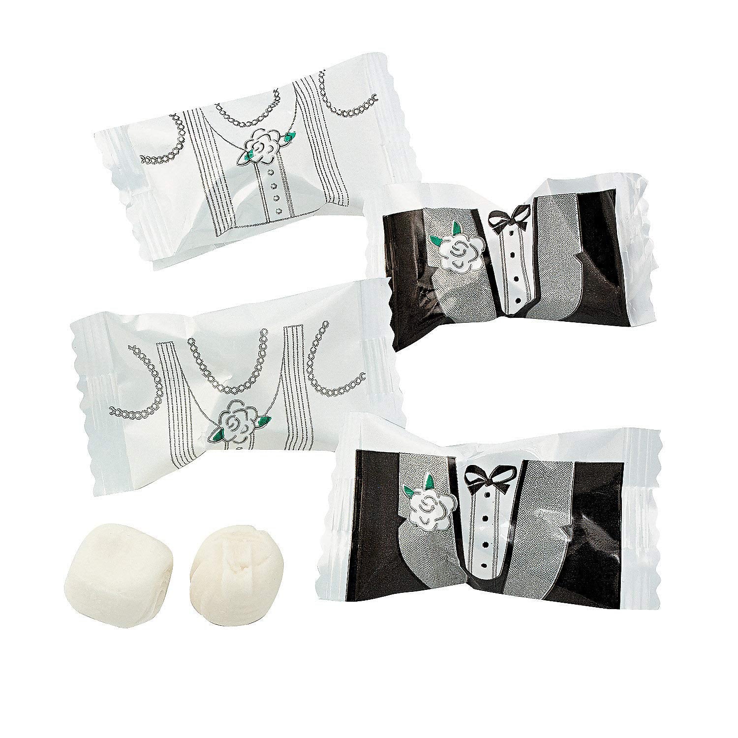 Tux And Gown Wedding Buttermints 14. Oz Bag