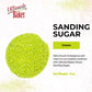 Ultimate Baker - Sanding Sugar, Green - Vibrant Color Baking & Decorating Sugar With Premium Texture For Desserts & Confections